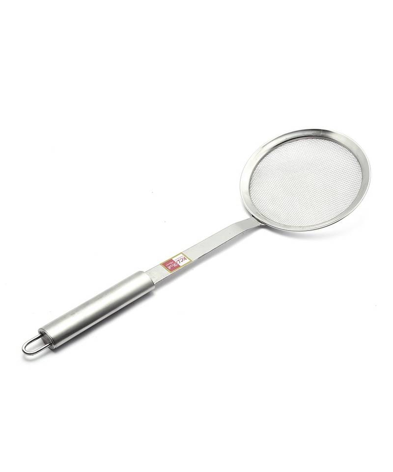 KCL Stainless Steel Puri Strainer JharaDeep Fry OilMesh Filter   37 cm
