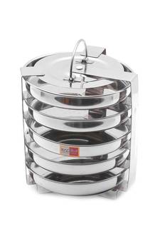 KCL stainless steel DhoklaThattePlate Idli Maker   5Plates