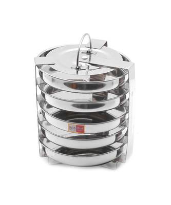 KCL stainless steel DhoklaThattePlate Idli Maker   5Plates 1