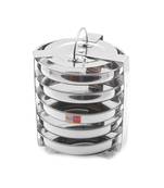 KCL stainless steel DhoklaThattePlate Idli Maker   5Plates