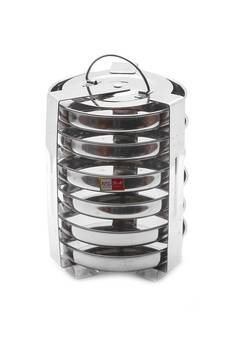 KCL stainless steel DhoklaThattePlate Idli Maker   6Plates