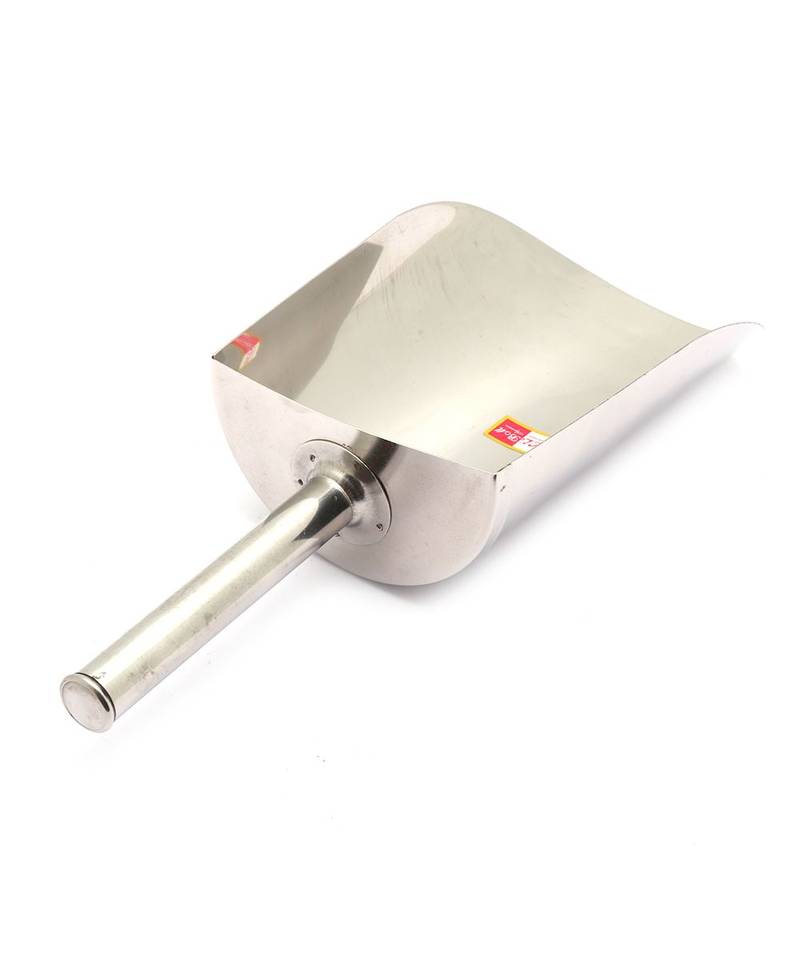 KCL Stainless Steel Atta ScoopShovel Scoop for Kitchen   33cm