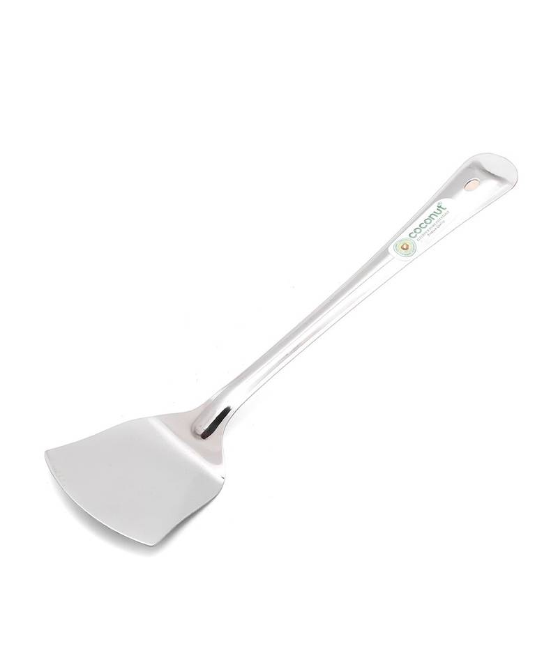 Coconut Stainless Steel Slotted Turner   Size 31 cm