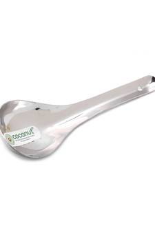 Coconut Stainless Steel Rice Serving Spoon   21 cm  ideal to serve rice biryani pulav.