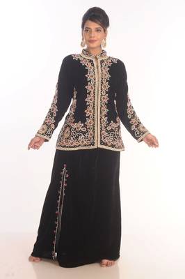 SALE !! Moroccan Islamic Kaftan Beach Abaya Fancy Modern Floor Length Long Sleeve For Women Dress 1