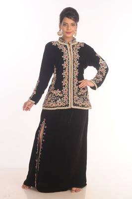 SALE !! Moroccan Islamic Kaftan Beach Abaya Fancy Modern Floor Length Long Sleeve For Women Dress 2