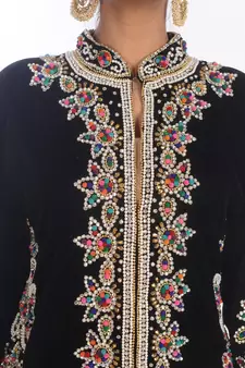 SALE !! Moroccan Islamic Kaftan Beach Abaya Fancy Modern Floor Length Long Sleeve For Women Dress