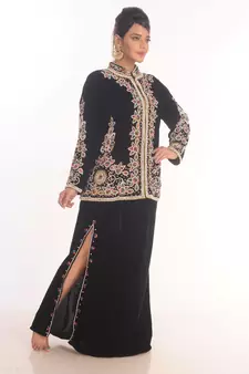SALE !! Moroccan Islamic Kaftan Beach Abaya Fancy Modern Floor Length Long Sleeve For Women Dress
