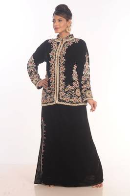 SALE !! Moroccan Islamic Kaftan Beach Abaya Fancy Modern Floor Length Long Sleeve For Women Dress 5