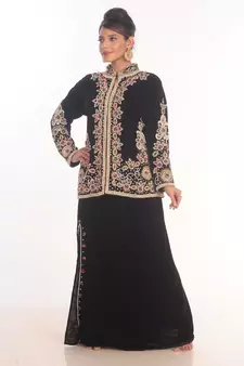 SALE !! Moroccan Islamic Kaftan Beach Abaya Fancy Modern Floor Length Long Sleeve For Women Dress