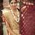 Lifestyle beige woven art silk  sarees with unstitched blouse pcs