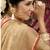 Lifestyle beige woven art silk  sarees with unstitched blouse pcs