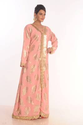 Royal Ethnic Maxi Abaya Moroccan Islamic Kaftan Beach Fancy Modern Floor Length Bell Sleeve For Women Dress 3