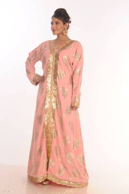 Royal Ethnic Maxi Abaya Moroccan Islamic Kaftan Beach Fancy Modern Floor Length Bell Sleeve For Women Dress 4