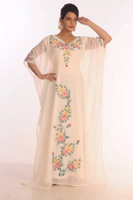 SALE !! Moroccan Islamic Kaftan Beach Fancy Modern Floor Length Bell Sleeve For Women Dress 2