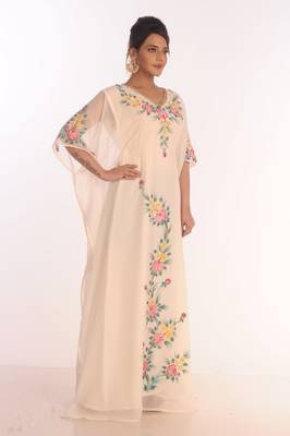 SALE !! Moroccan Islamic Kaftan Beach Fancy Modern Floor Length Bell Sleeve For Women Dress 3