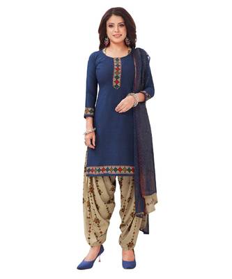 Synthetic printed soft dress material 1