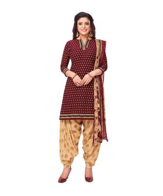 Synthetic printed soft dress material 1