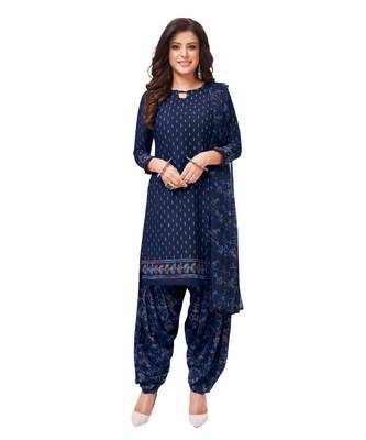 Synthetic printed soft dress material 1