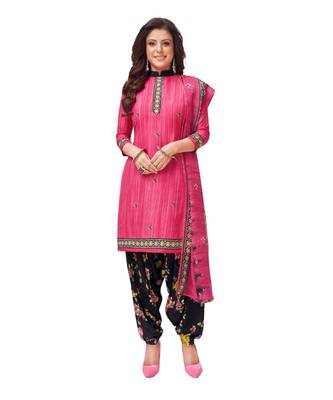 Synthetic printed soft dress material 1