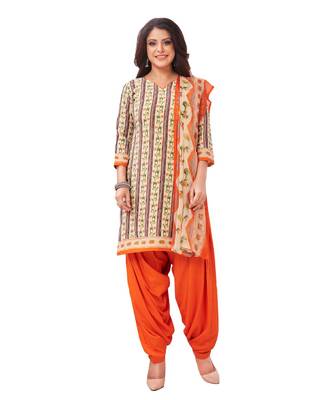 Synthetic printed soft dress material 1