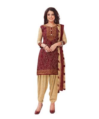 Synthetic printed soft dress material 1