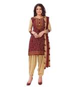 Synthetic printed soft dress material