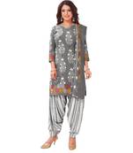 Synthetic printed soft dress material