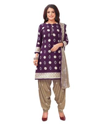 Synthetic printed soft dress material 1