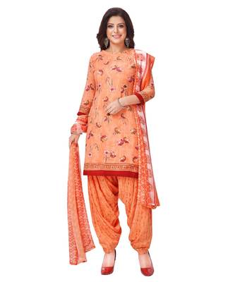 Synthetic printed soft dress material 1