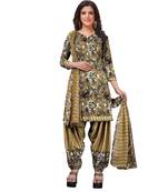 Synthetic printed soft dress material