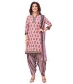 Synthetic printed soft dress material