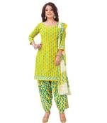 Synthetic printed soft dress material