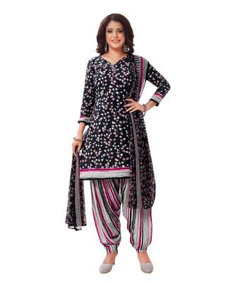 Synthetic printed soft dress material 1
