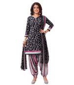 Synthetic printed soft dress material