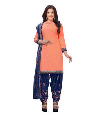 Synthetic printed soft dress material 1