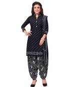 Synthetic printed soft dress material