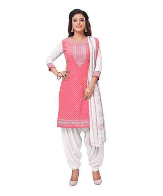 Synthetic printed soft dress material 1