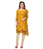 Synthetic printed soft dress material