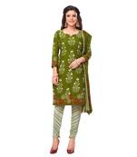 Synthetic printed soft dress material