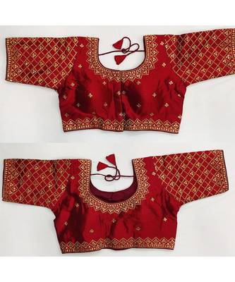 Bieth Women's Banglory Silk Stitched Blouse 1