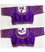 Bieth Women's Banglory Silk Stitched Blouse