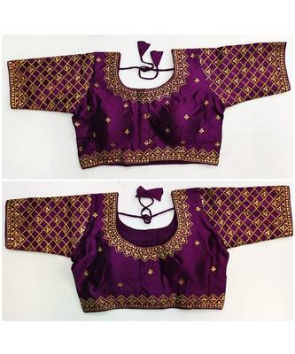 Bieth Women's Banglory Silk Stitched Blouse 1