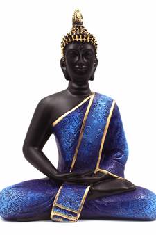 ESVAR STONECRAFT Poly Resin Hand Made Scupluture Of Dhyani Buddha