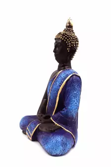 ESVAR STONECRAFT Poly Resin Hand Made Scupluture Of Dhyani Buddha