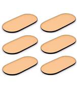 Oval Meena (Enamel) Serving tray (Set of 6)