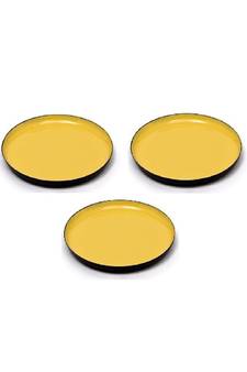 Triangle Meena (Enamel) Serving tray (Set of 3)