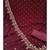 Blood Red Georgette Cotton Salwar Kameez