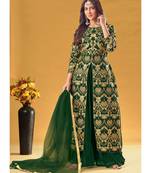 Green and Gold Embroidered Suit