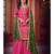 Rani Pink and Green Embroidered Palazzo Suit